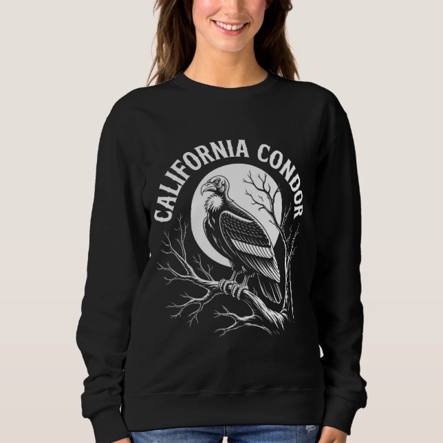 California condor form men and women  sweatshirt (Front)
