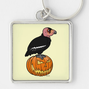 California Condor Halloween Key Ring
