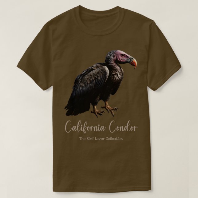 California Condor The Bird Lover Collection TShirt (Design Front)