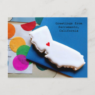 California Cookie Postcard