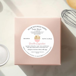 California Cottage Food Law label Ingredients