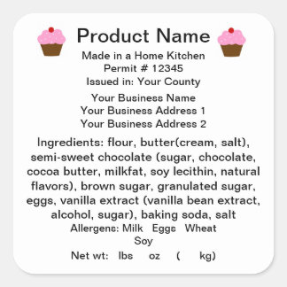 CALIFORNIA Cottage Law Product Label