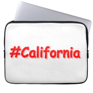 "#California " Cute Design. Buy Now Laptop Sleeve