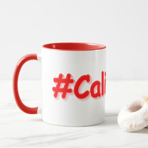 "#California " Cute Design. Buy Now Mug
