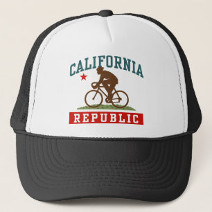 California Cycling Male Trucker Hat