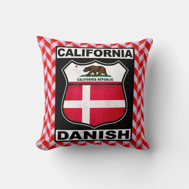California Danish American Pillows (Front)