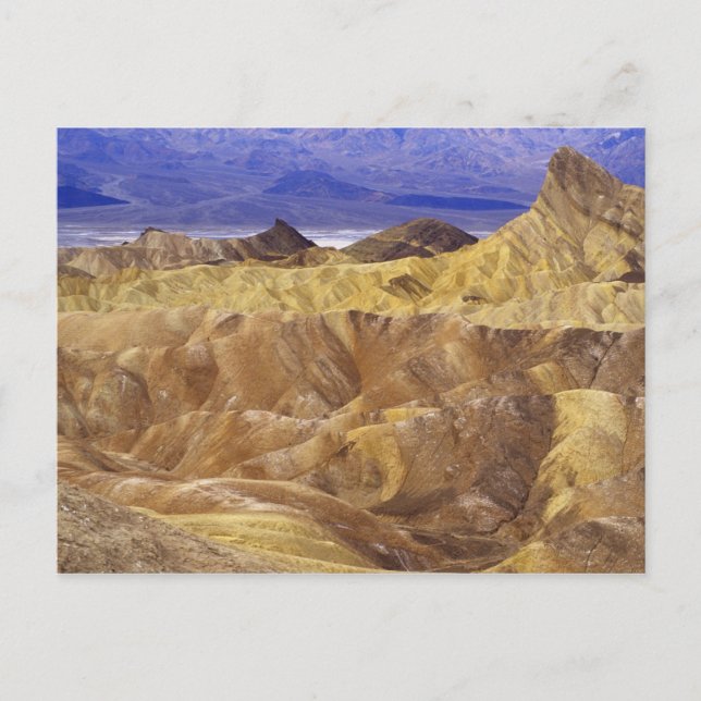 California: Death Valley NP, view from Zabriskie Postcard (Front)