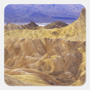 California: Death Valley NP, view from Zabriskie Square Sticker
