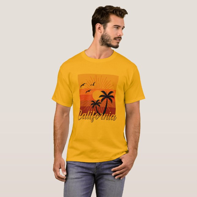 California Design - Basic Dark T-Shirt (Front Full)