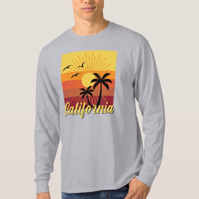 California Design - Basic Long Sleeve T-Shirt (Front)