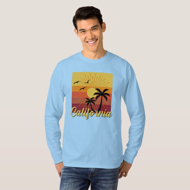 California Design - Basic Long Sleeve T-Shirt (Front Full)