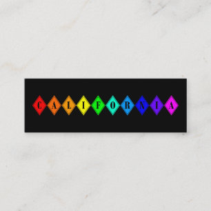california diamonds mini business card