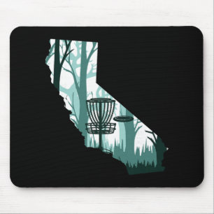 California Disc Golf Dad Disc Frisbees Golfing Cal Mouse Pad