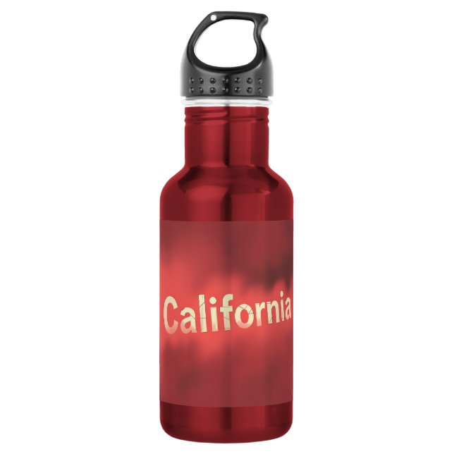 California Dream Vibes 532 Ml Water Bottle (Front)