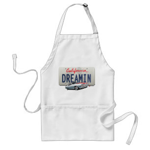 California dreamin-Camaro2 plate Standard Apron