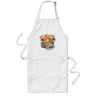 California Dreamin’ – Coastal Bridge, Beach Long Apron