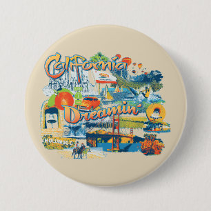 California Dreaming 7.5 Cm Round Badge