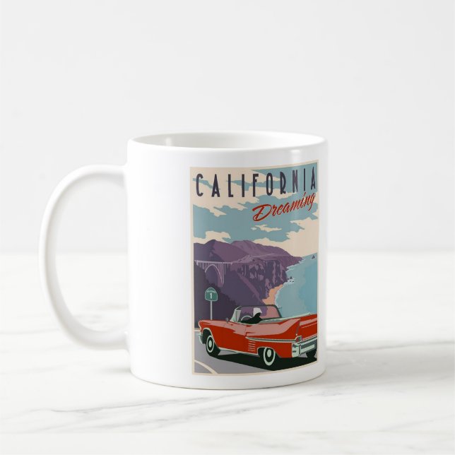 California Dreaming Coffee Mug - Size 11oz (Left)