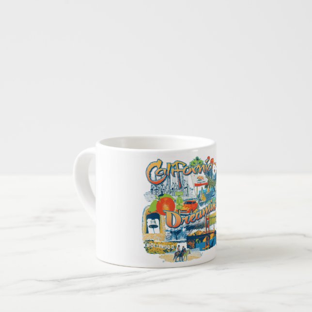 California Dreaming Espresso Cup (Front Left)