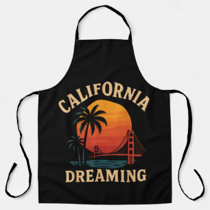 California Dreaming Golden Gate Bridge Sunset Apron
