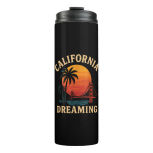 California Dreaming Golden Gate Bridge Sunset Thermal Tumbler