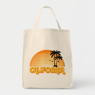 California Dreaming grocery tote bag
