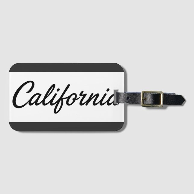 California Dreaming Luggage Tag (Front Horizontal)