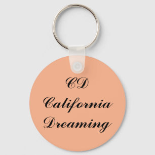 California Dreaming Monogram Key Ring