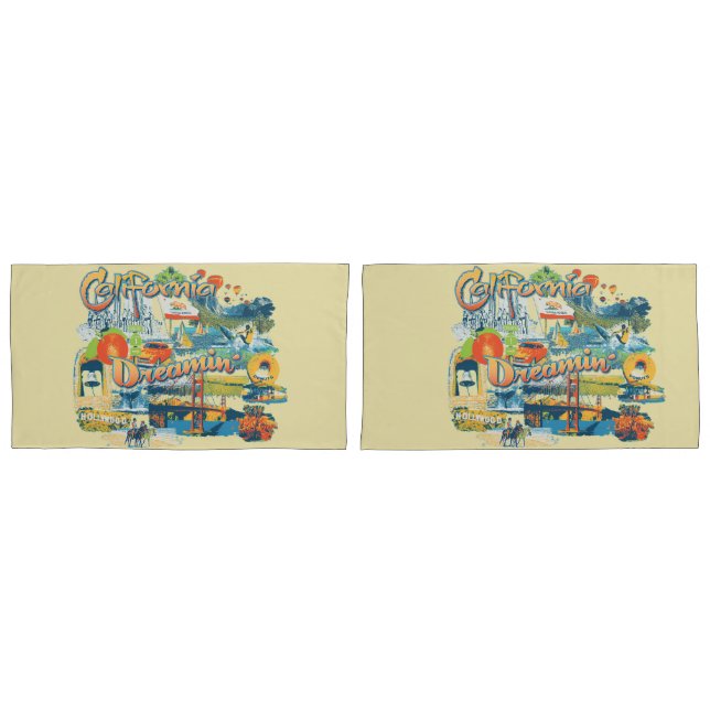 California Dreaming Pillowcase (Front-Set)