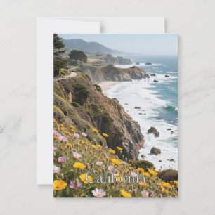 California Dreaming Postcard – Vintage Travel Vibe