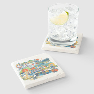 California Dreaming Stone Coaster