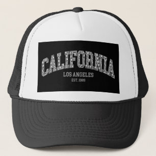 California Dreaming Typography Art Trucker Hat
