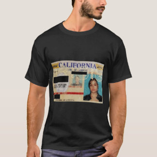California Driver Licence Shasa Grey d T-Shirt