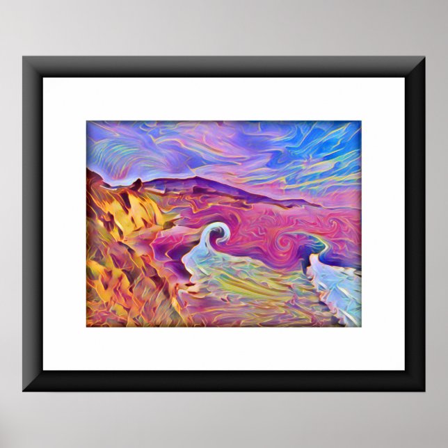 California Fantasy Seashore Poster (Front)