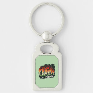 CALIFORNIA FIRE Keychain