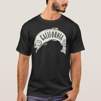 California Fish Wordmark Tan T-Shirt