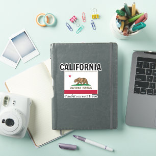California flag and slogan