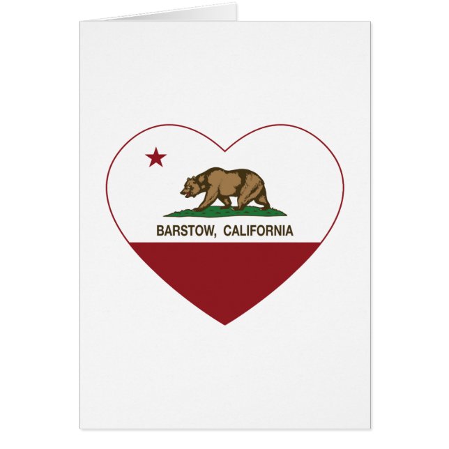 california flag barstow heart (Front)