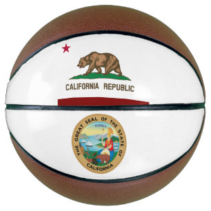 California flag basketball
