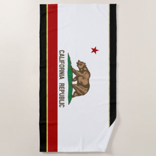California flag beach towel