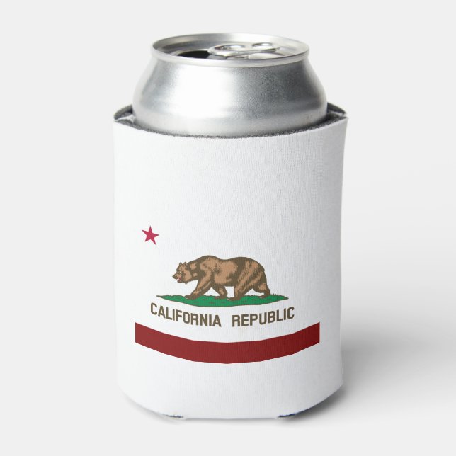 California flag can cooler (Can Front)