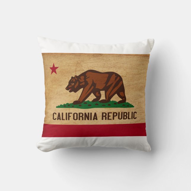 California Flag Cushion (Front)