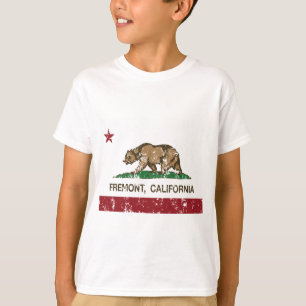 california flag fremont distressed T-Shirt