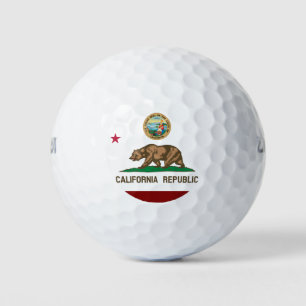 California flag golf balls