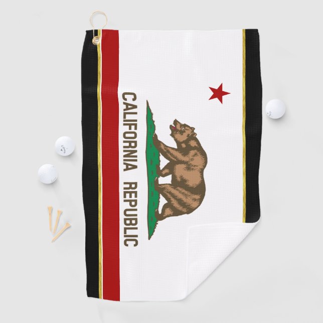 California flag golf towel (InSitu)