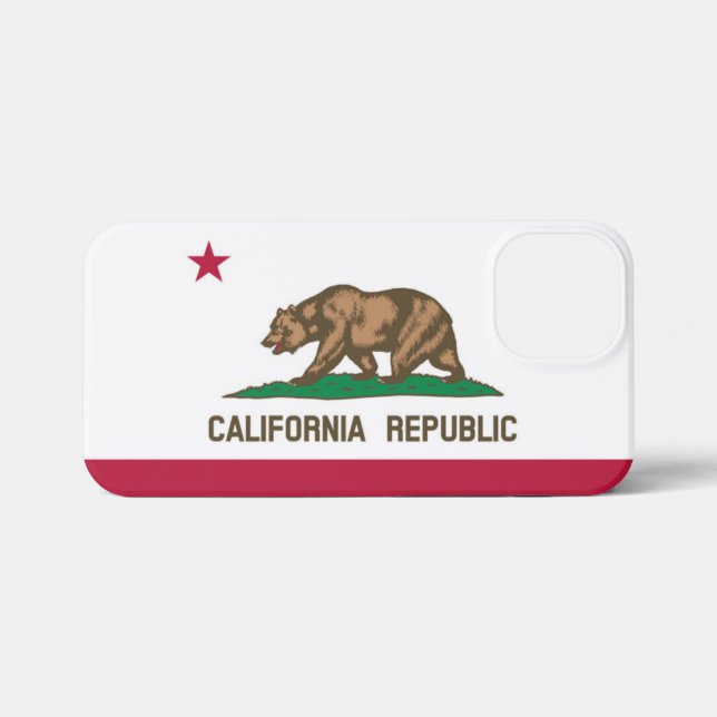 California flag iPhone case (Back Horizontal)