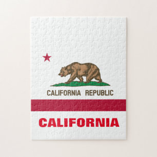 CALIFORNIA FLAG JIGSAW PUZZLE