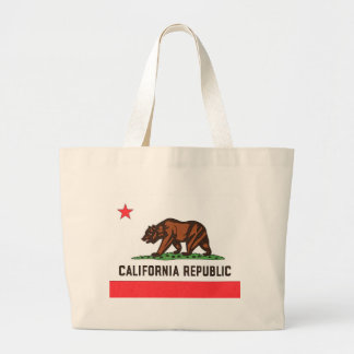 CALIFORNIA FLAG LARGE TOTE BAG