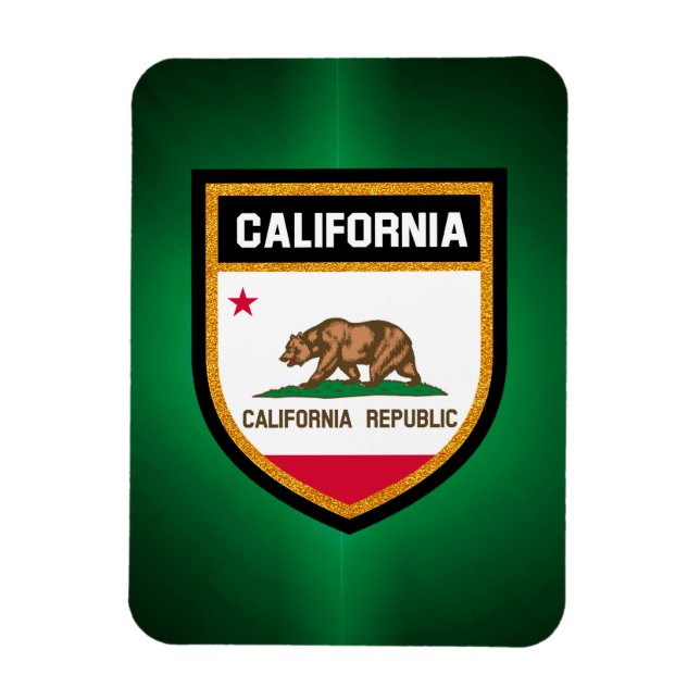 California Flag Magnet (Vertical)