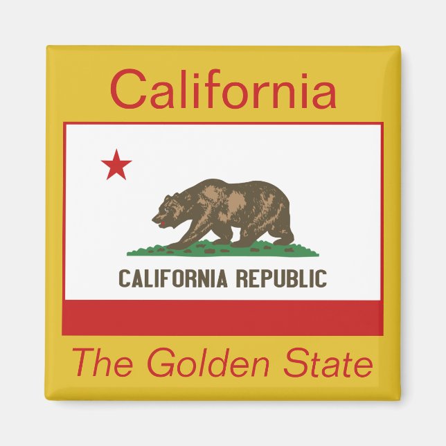 California Flag Magnet (Front)